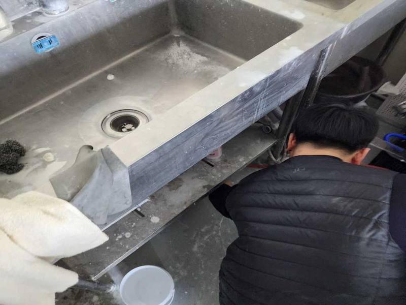 성남 싱크대막힘 작업사례 9